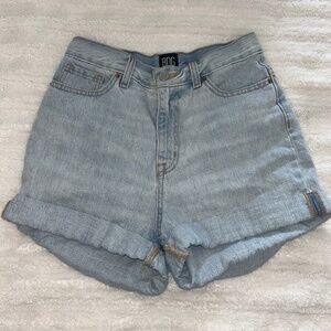 BDG (Urban Outfitters) Mom High-Rise Light-Wash Shorts